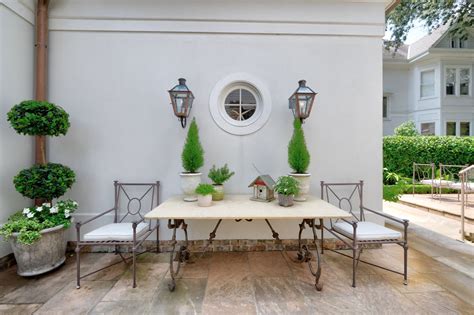 At a posh New Orleans home, sculpture, furnishings and pottery .